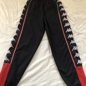 RARE Kappa side tape sweatpants